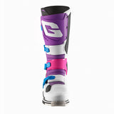 Gaerne SG22 Le Purple/White/Rhodamine Motorcycle Boots, Size 8, Part 2262-019-42