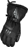 Fly Racing Cascade Gloves Black XL - Weatherproof, Insulated, Touch Screen Compatible