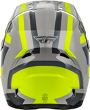 FLY Racing Kinetic Sync Helmet Grey/Hi-Vis, X-Small, Part Number 73-2004XS