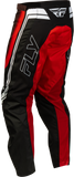 Fly Racing F-16 Raze Men's Black/Red/White Motorcycle Pants, Size 38, Part Number 380-93138