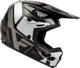 FLY Racing Youth Kinetic Scrap Helmet Black, White and Grey, Size YS, Part Number 73-2006YS