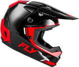 FLY Racing Kinetic Verdict Helmet Black/Red/White Large – DOT & ECE22.06 Approved Off-Road Motorcycle Helmet