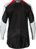 Fly Racing Evolution DST DBK Jersey Black/White/Red - Part Number 379-1232X