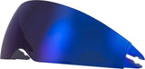 FLY RACING 8 in IS-08-BLUE Sentinel Inner Sunshield Blue Mirror