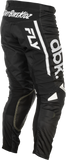 Fly Racing Kinetic Mesh DBK Pants Black/White Size 28 with BOA Fit System