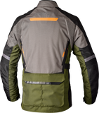 RST Maverick Evo CE Motorcycle Jacket Khaki/Grey/Orange, XL, Part Number 103198KHA-46