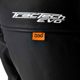 Tractech Evo D3o Jacket Blk/Flo Red Leather 3x