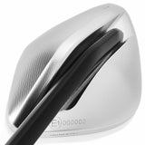 Rizoma BS324A Namic Street Motorcycle Mirror, Silver/Black, Left