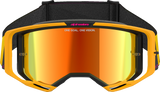 Alpinestars Vision 8 Corp Yellow/Pink Motocross Goggle with Red Mirror Lens, Model 5101625-5023