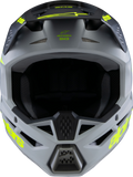 Alpinestars Youth SM3 Radium Helmet Matte Gray/Black/Yellow Fluo Large 8301825-9510-YL