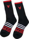 THOR Crew Socks Black Large/XL 3-Pack – Part Number 3431-0857