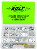 BOLT SVCNWSC Metric Nut, Washer and Cotter Pin Hardware Assortment Kit