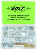 BOLT SVCNWSC Metric Nut, Washer and Cotter Pin Hardware Assortment Kit