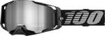 100% Armega Goggle - Black - Silver Mirror Lens 50005-00030