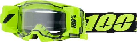 100% ARmatic Forecast Goggle - Roll-Off - Yellow - Clear Lens 50061-00002