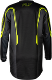 FLY RACING Youth F 16 Raze Jersey Black/Grey YL 380-220YL
