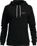 THOR Trax Pullover Hoodie for Women, Black, Large, Part Number 3051-1237