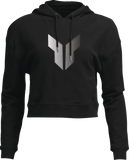 THOR Women's Noise Pullover Crop Hoodie, Black, Medium – Part Number 3051-1246