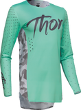 THOR Women's Sportmode Shadow Jersey Teal Small 2911-0321