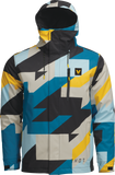 THOR Tour Jacket Brave Blue/Yellow 2XL, Part Number 2920-0821