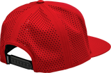 THOR Badge Hat Red Six-Panel Arched Front, Part Number 2501-4284