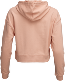 THOR Women's Iconic Pullover Crop Hoodie Pink XL 3051-1252