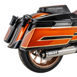 Vance & Hines 27345 Stainless 2-into-1 Upsweep Exhaust System for 17-23 Harley-Davidson Touring/CVO Touring