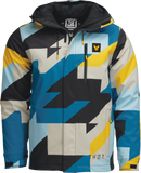THOR Tour Jacket Brave Blue/Yellow, Medium – Part Number 2920-0818