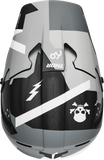 THOR Reflex Sport Carbon Helmet Brave MIPS Gray/White Small 0110-8758