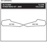STOMPGRIP Volcano Clear Tank Grips for Ducati Hypermotard and Hyperstrada 2013–2018, Part Number 55-10-0069C