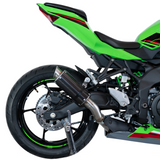Hotbodies MGP Growler Slip-On Exhaust with Carbon Fiber Can for Kawasaki Ninja ZX-4RR
