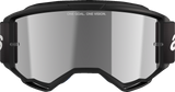 Alpinestars Vision 3 Goggle Wordmark Black with Silver Mirror Lens 5103225-1456
