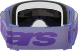 Alpinestars Vision 5 Goggle Wordmark Purple with Blue Mirror Lens, Model 5102425-3116