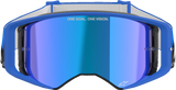 Alpinestars Supertech Stream Goggles with ABS Vision Blue Mirror Lens, Model 5100625-7271