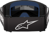 Alpinestars Vision 3 Goggle Wordmark Black with Silver Mirror Lens 5103225-1456