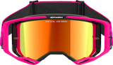 Alpinestars Vision 8 Corp Motocross Goggles, Pink with Red Mirror Lens, Part Number 5101625-3083