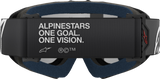 Alpinestars Youth Vision Corp Goggles, Black with Silver Mirror Lens, Model 5140225-1456