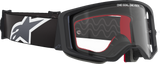 Alpinestars Supertech Corp Goggle with Clear Lens, Black/Gray, Model 5100125-1507