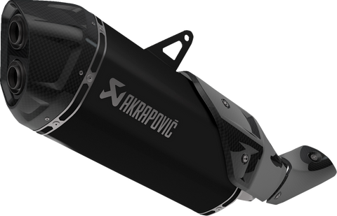AKRAPOVIC Slip-On Line Muffler - Titanium - CRF1100L - Black S-H11SO4-HAFT