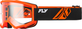 FLY RACING Youth Focus Goggle, Black/Orange, 37-51164Y