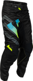 Fly Racing Kinetic Volt Pants Black/Grey/Teal/Yellow, Size 40, Part Number 380-55040