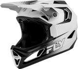 Fly Racing Rayce Sonar Bicycle Helmet White/Black, Medium – Part Number 73-3650M