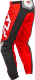Fly Racing F 16 Pants California/Nevada Black Red White Size 38