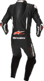 Alpinestars GP-R7 1-Piece Leather Motorcycle Suit Black/White/Red Fluo, US 48 / EU 58, Part 3150125-1231-58