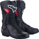Alpinestars SMX-6 V3 Drystar Motorcycle Boots Black/Red US 6.5, EU 40