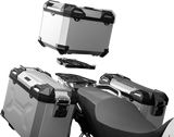 SW-Motech TRAX ADV 38-Liter Silver Aluminum Top Case, Part ALK.00.733.15000/S