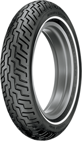 DUNLOP D402 Front Tire for Harley-Davidson MT90-16 Narrow Whitewall - 72H