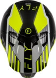 Fly Racing Formula CC Strike Helmet Grey/Black/Hi-Vis XL, Part Number 73-4364X