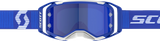 SCOTT Prospect 2.0 Blue/White Motocross Goggle with Blue Chrome Works Lens, Part Number 4214711006349