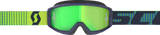 SCOTT Primal Blue/Yellow Goggles with Green Chrome Works Lens, Model 2785971054279